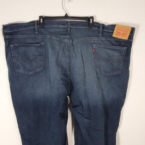 Levis 559 Mens Jeans Dark Wash Stretch Denim W58 L29 actual size - Picture 9 of 13
